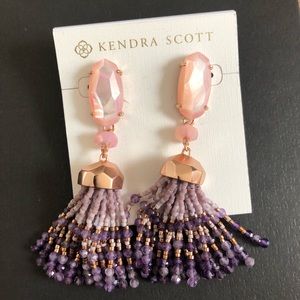 Kendra Scott Dove Earrings Lilac Mother of Pearl